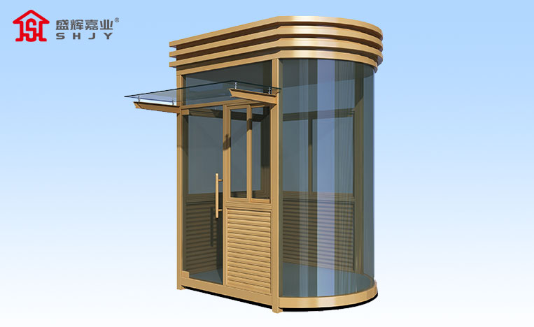 碳鋼玻璃物業(yè)保安崗亭